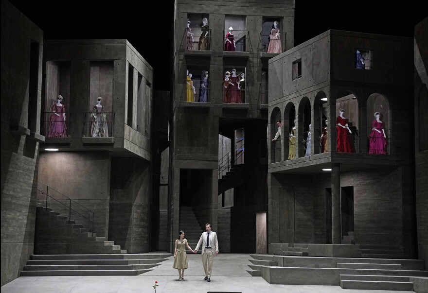 A scene from the Metropolitan Opera's production of Mozart's Don Giovanni