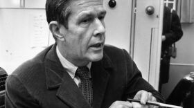 Composer, conceptual artist and professional provocateur John Cage, in a 1966 portrait.