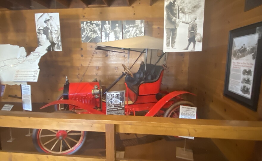 A Brush automobile on display at the Frederick Townsite Museum