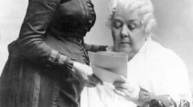 Susan B. Anthony and Elizabeth Cady Stanton.