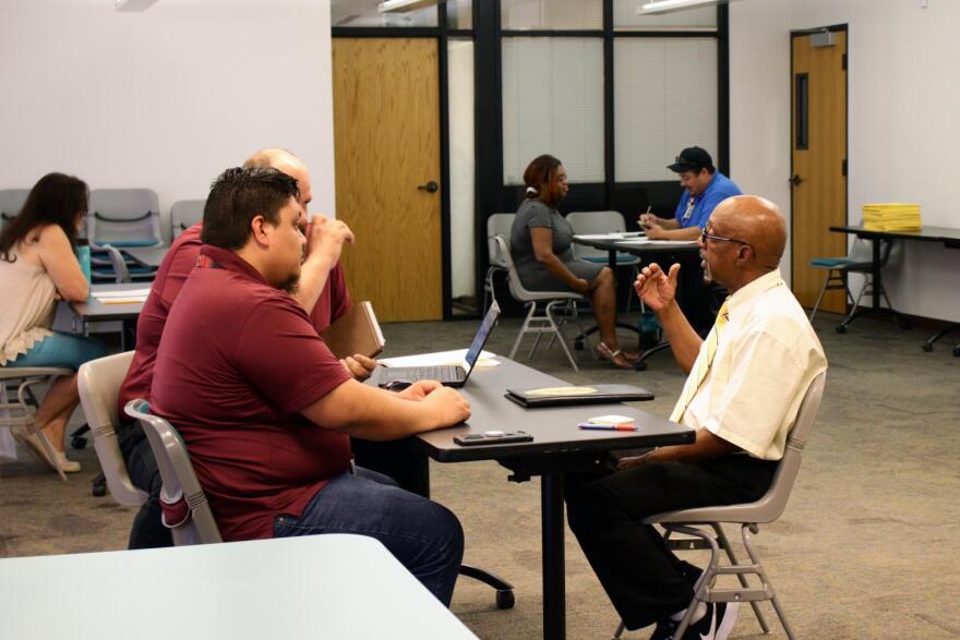 Phoenix Union High School District held a job fair for bus drivers and cafeteria workers in July.