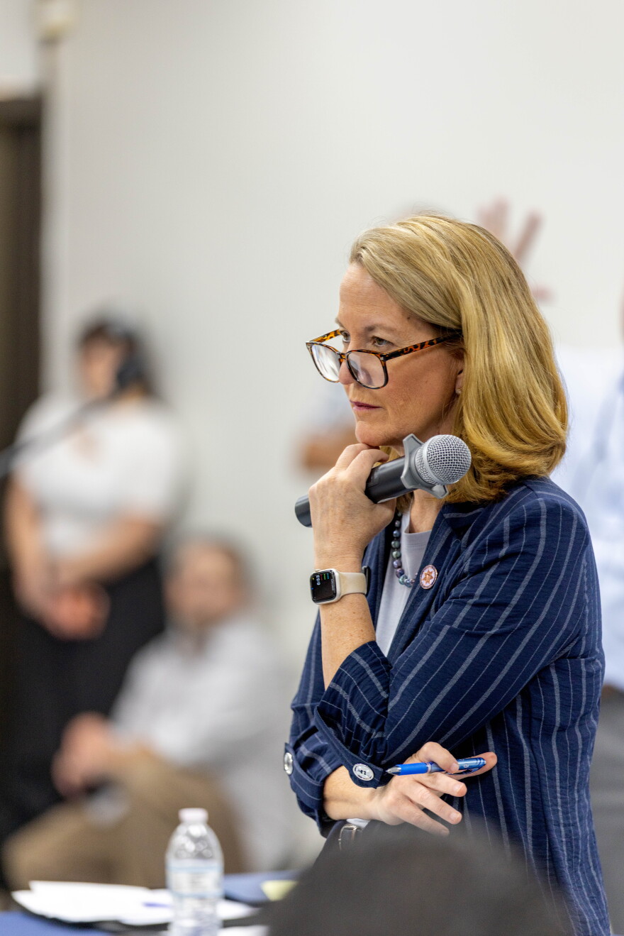 Arizona Attorney General at Yuma Civic Center Town hall in July of this year.