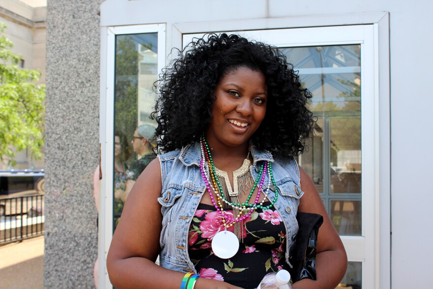 Lashonda Smith drove up from Arkansas to go to Pride St. Louis.