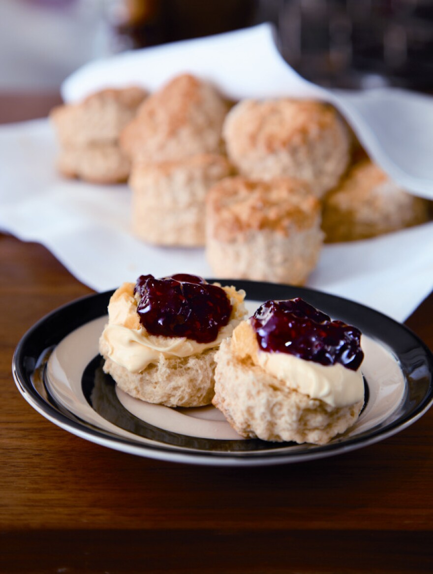 Buttermilk Scones and Jumbleberry Jam