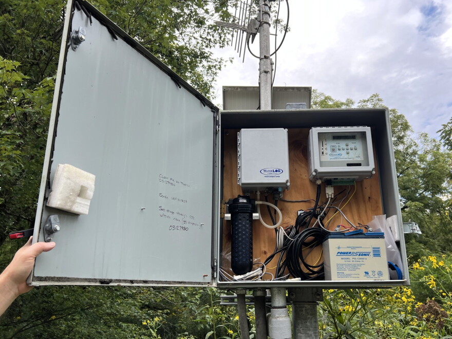 The inner workings of a USGS streamgage