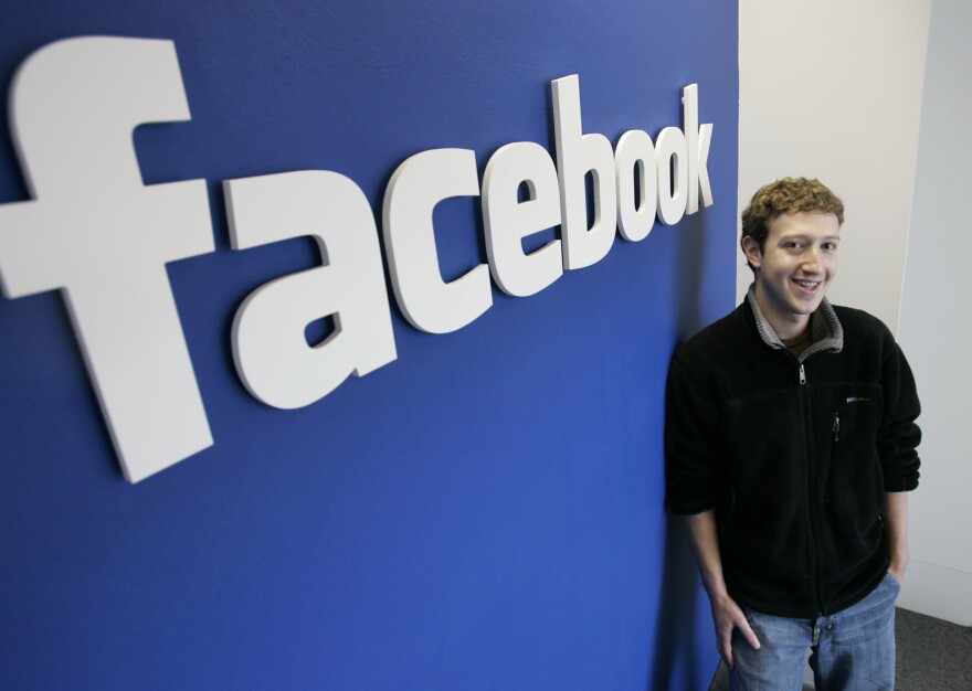 Facebook.com's mastermind, Mark Zuckerberg, at his office in Palo Alto, Calif., in 2007.