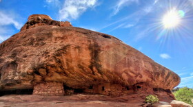 House on Fire, an Ancestral Pueblo site in Mule Canyon, remains within the revised boundaries of Bears Ears National Monument. More than 1.2 million acres removed from the monument are scheduled to open to mineral entry on September 11. LP McKay /