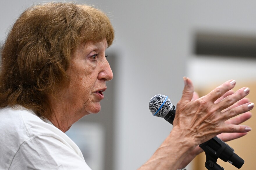 Brenda Rizzo speaks about her small family farm in Sugarloaf Twp. and the impact of PPL Electric Utilities' proposed infrastructure upgrades.