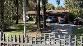 The residence in Southwest Ranches raided by the FBI on Wednesday.