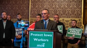 AFSCME Council 61 President Todd Copley called for lawmakers to increase pay and workplace safety following an attack by an inmate on two correctional officers at the Iowa State Penitentiary in Fort Madison.