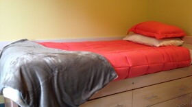 One of the 24 units for homeless youth at Phoenix Rising, a place for young adults ages 18-25 needing shelter and treatment for addiction. 
