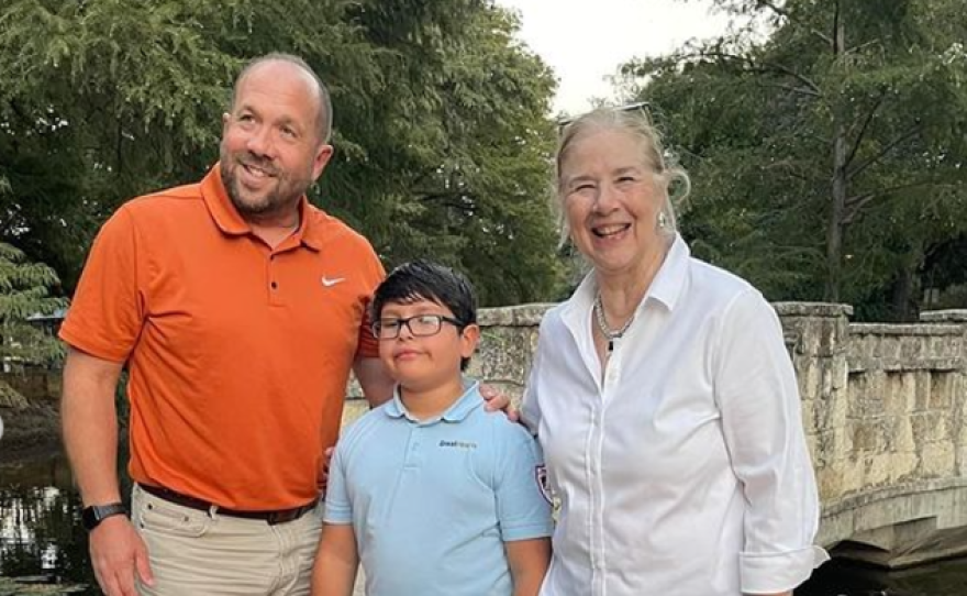 Enjoying the evening at Brackenridge
