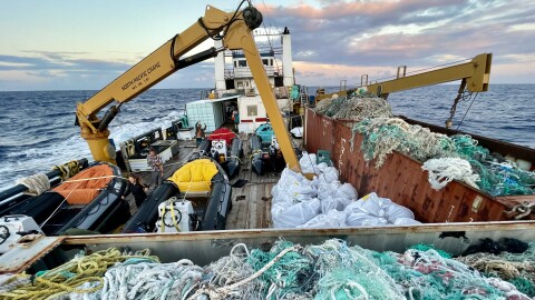 Over 97,000 pounds of marine debris, primarily derelict fishing gear, removed from the Papahānaumokuākea Marine National Monument.