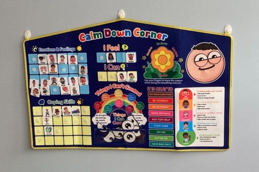 Calming corner at the Archway Academy