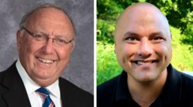 Peoria Public School District 150 Board of Education member Dan Walther, left, will face Mike Murphy, right, in the April 6 election for the Northern Disctrict representative. 