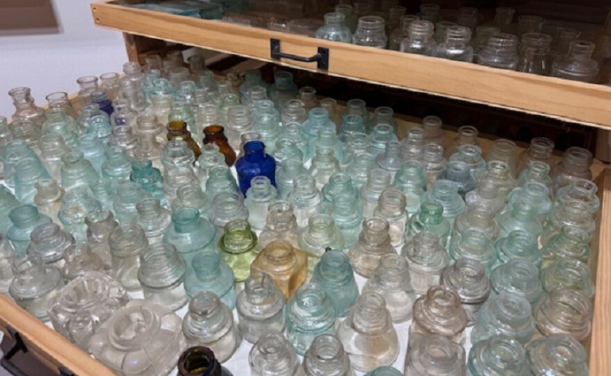 Ink well bottles from the late 1800’s