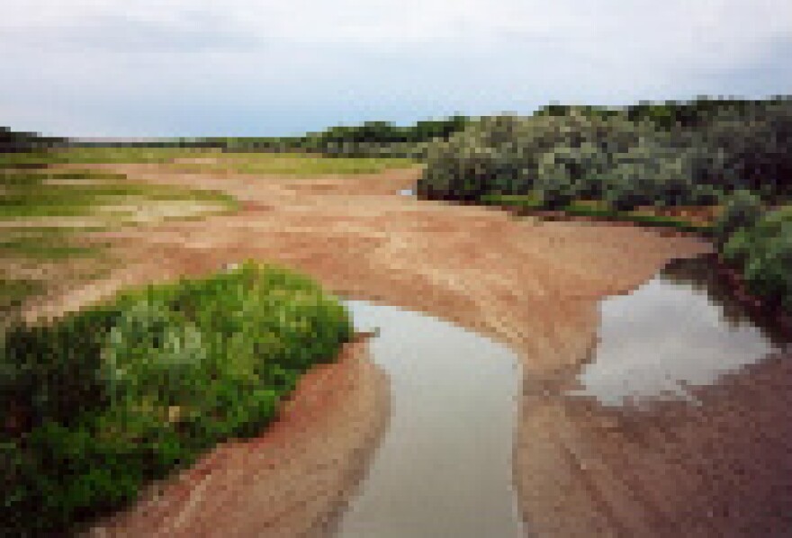 Low water levels in the Rio Grande (USGS.gov)
