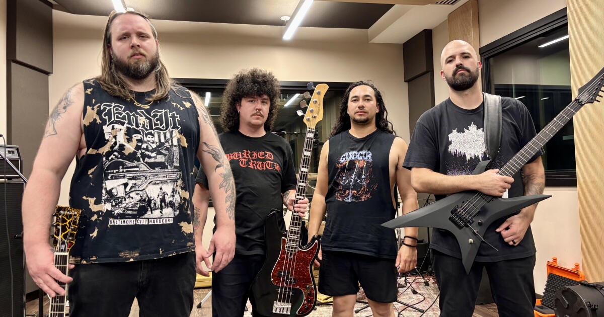 Studio Session: Death metal band Landfilth on making a statement with music