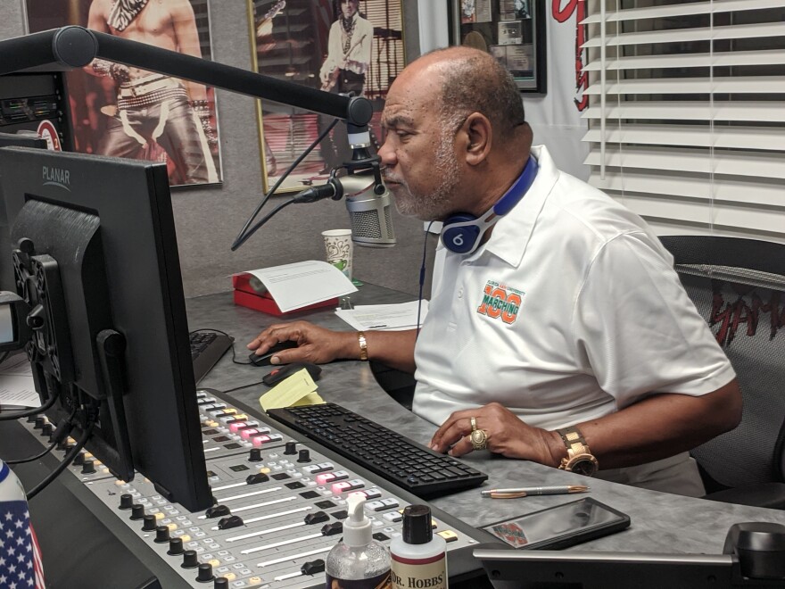 Bullard during his midday air shift at 96.1 JAMZ