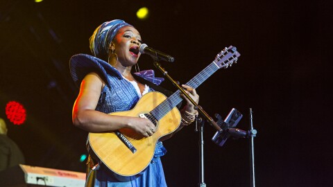India.Arie at the 2017 Essence Festival at the Mercedes-Benz Superdome on Friday, June 30, 2017, in New Orleans.