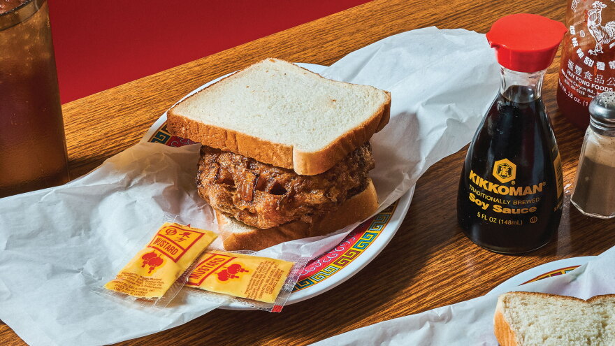 A St. Paul sandwich at Chinese Express in Richmond Heights.