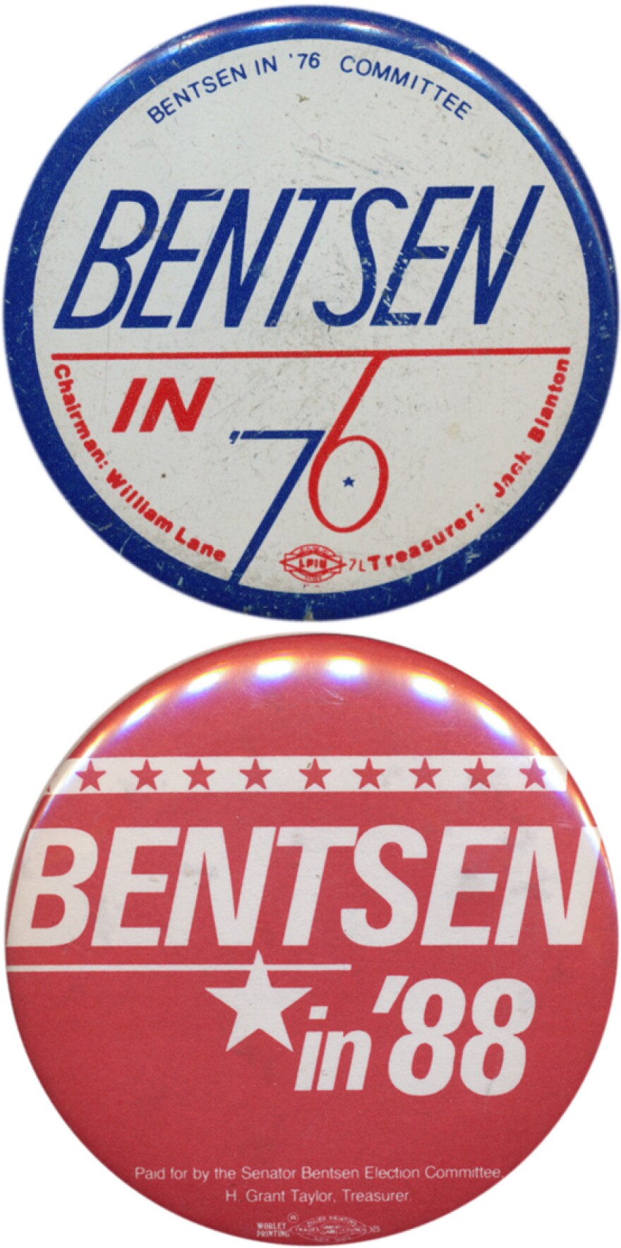 Bentsen sought national office in 1976 and 1988, even as he ran for re-election to the Senate.