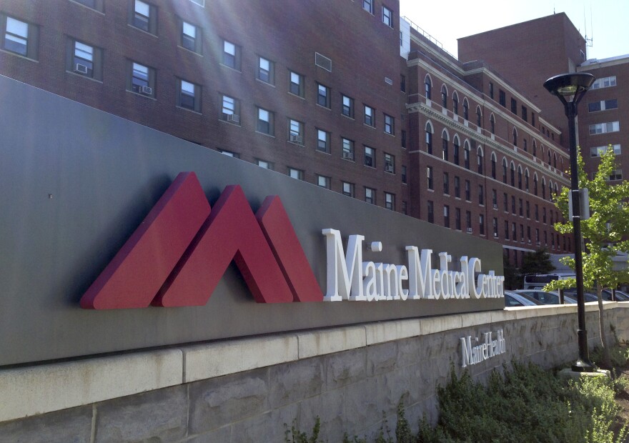 The sun's rays shine over the Maine Medical Center Thursday, July 16, 2015, in Portland, Maine.