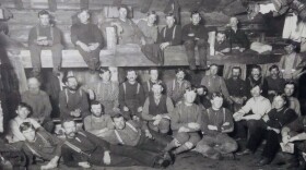 Lumberjacks in the Northwoods.