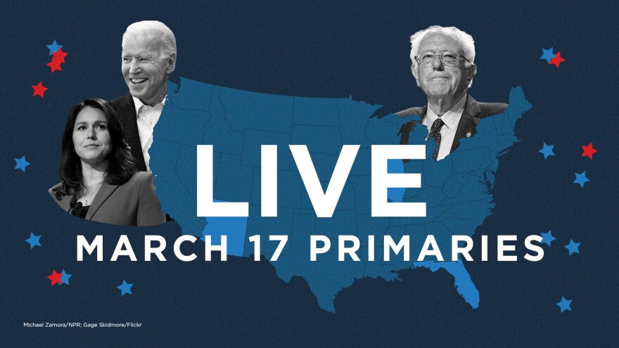 Follow live coverage of the primaries in Illinois, Florida and Arizona.