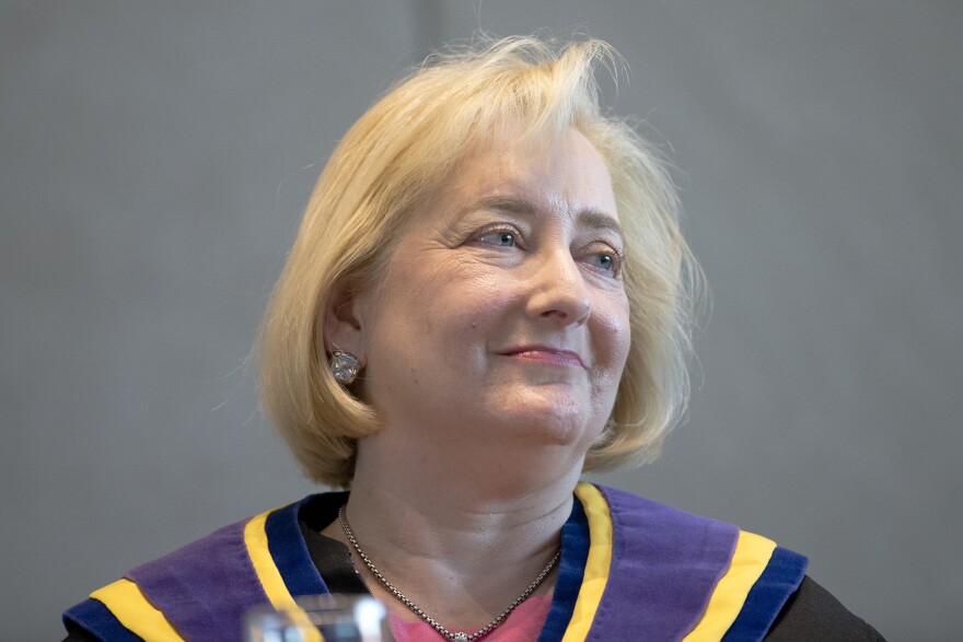 In this Tuesday, Jan. 5, 2016 photo Pennsylvania Supreme Court Justice Debra McCloskey Todd attends a ceremony at the National Constitution Center in Philadelphia.