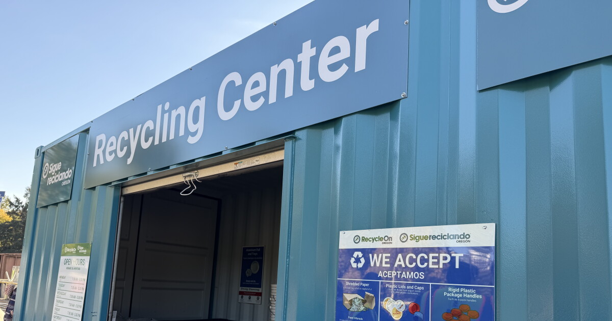 Four new free recycling centers open at Lane County transfer stations