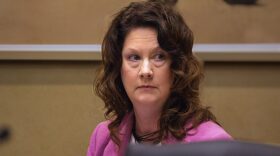 Lee Anne Bruce Boone, Executive Director of the Oklahoma Ethics Commission, attends a meeting of the House Elections and Ethics Committee on Feb. 26, 2024.