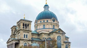 historic minor basilica of renaissance style architecture in lincoln village of milwaukee wisconsin