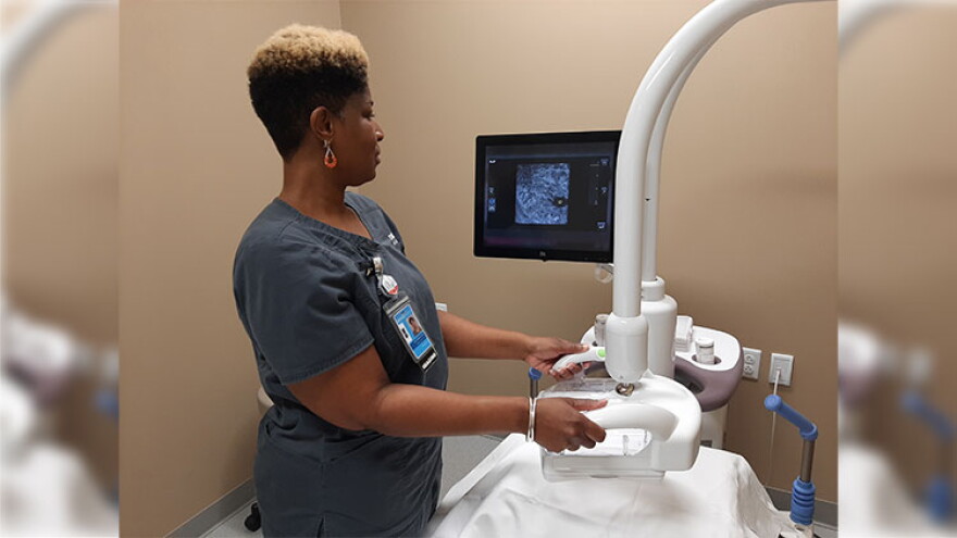 Eskenazi Health's Automated Breast Ultrasound (ABUS) Tool could help reduce the misdiagnosis of breast cancer.