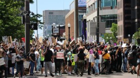 Protestors at Ohio Statehouse Saturday