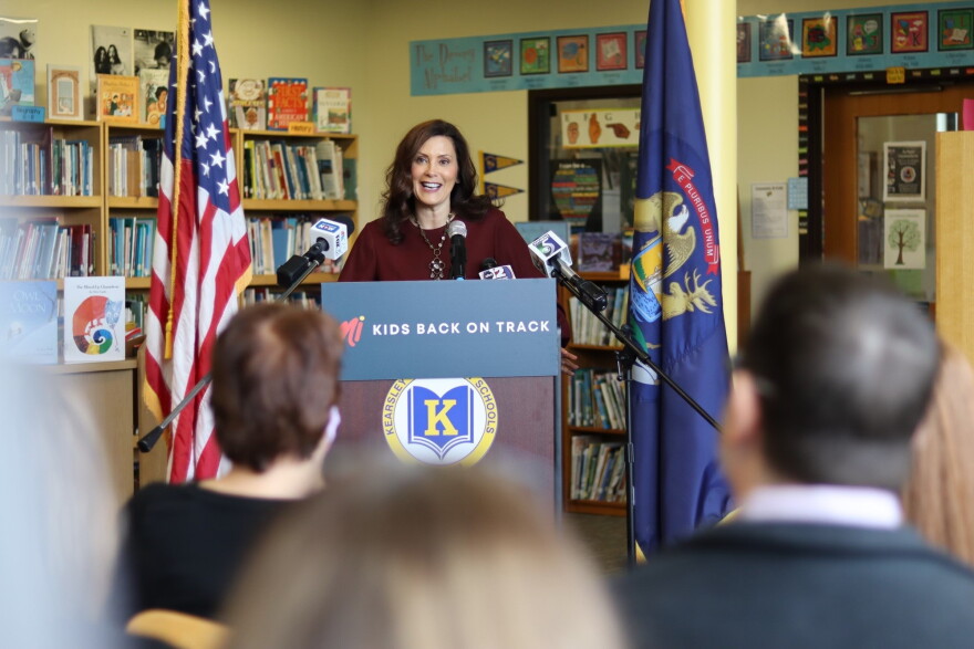  Governor Gretchen Whitmer wants to improve after school tutoring programs for Michigan students.