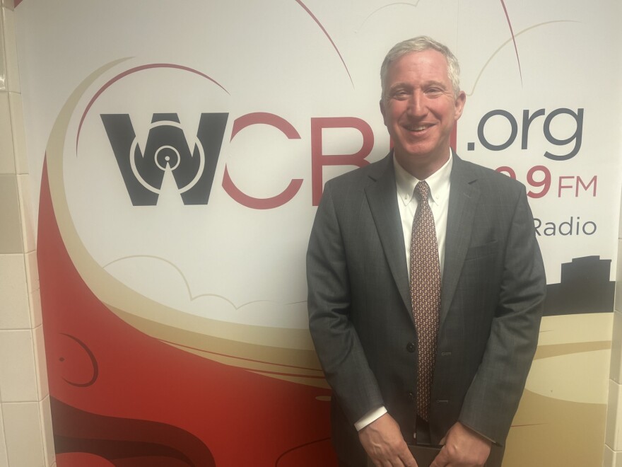 Judge Frank Ierulli, pictured here in the WBCU studio, has led the effort on the judicial side to develop a juvenile problem solving court and wants to be the judge that oversees it.