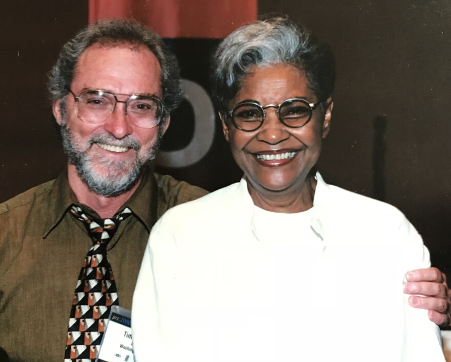 Tim Owens and Nancy Wilson, photographed in 1998.