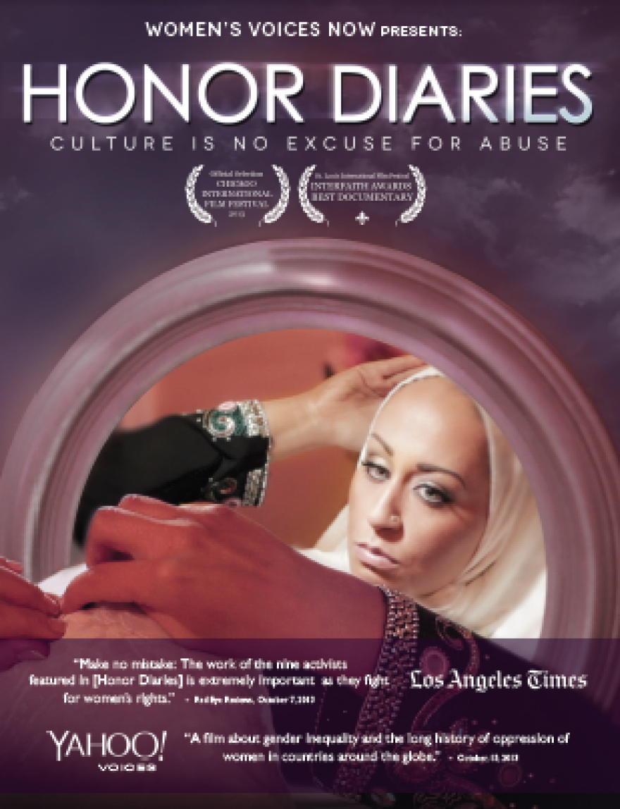 Film poster for Honor Diaries: A documentary about honor-based violence.