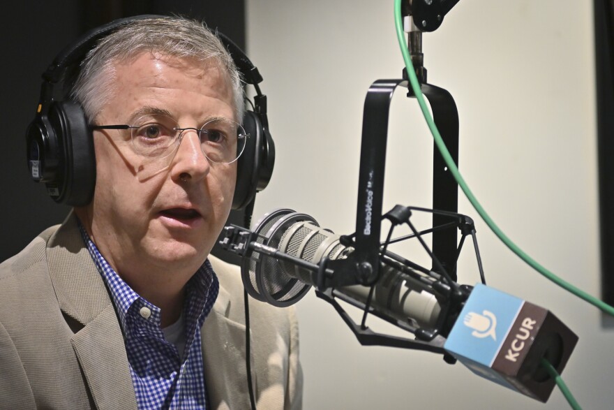 Johnson County, Kansas, Election Commissioner Fred Sherman talks on KCUR's Up To Date on Aug. 25, 2025.