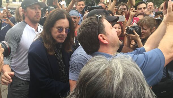 Ozzy Osbourne at the Alamo in 2015.