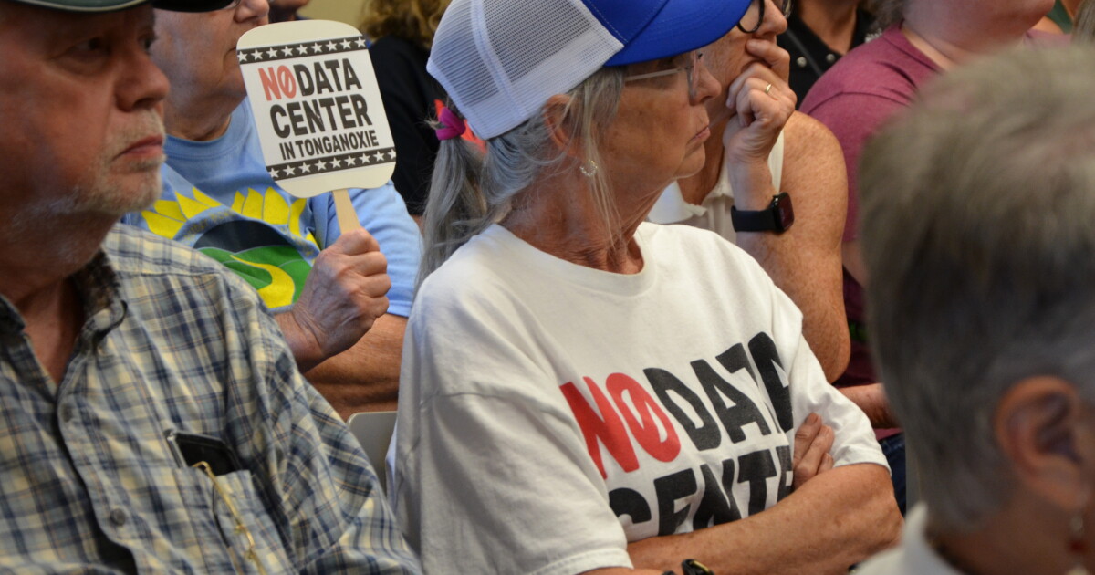 To stop a massive data center from moving in, Leavenworth protesters are showing up and getting loud