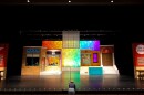 Director and choreographer Capri Williams writes down notes in front of the set for 'Grease' at the Civic Theatre located inside the Arts United Center. This week, the entire cast and crew began full rehearsals outside of the rehearsal space.