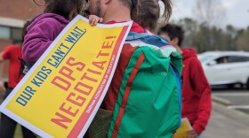 From the Durham Association of Educators' March 25 rally and meeting to call for a meet-and-confer policy.