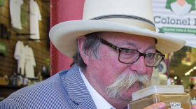 Colonel De Stewart at his Findlay Market location.