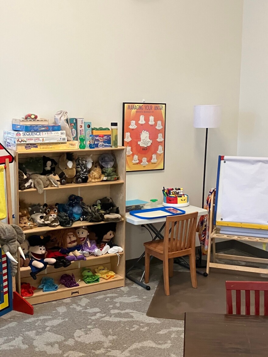 One of the play therapy rooms at EveryChild.