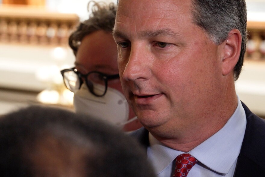 House Speaker Todd Huston (R-Fishers) served as co-chair of the House Ways and Means Committee before becoming speaker.