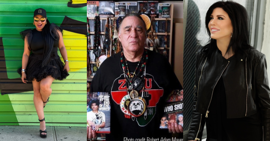 Left: Cheryl "Salt" James Center: Ernie Paniccioli Right: Andy James