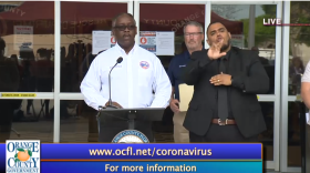 Orange County officials unveiled plans to ramp up testing for COVID-19. Photo: Orange TV