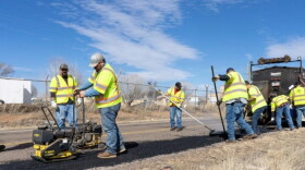 Santa Fe Public Works teams, during the city's Pothole Palooza, in 2023.